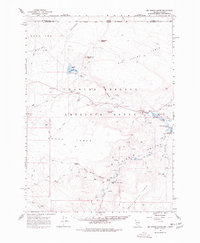 Big Spring Butte 1966 topographic map thumbnail