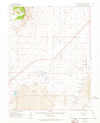 Blue Eagle Springs 1964 topographic map thumbnail