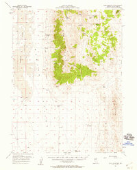 Buck Mountain 1957 topographic map thumbnail
