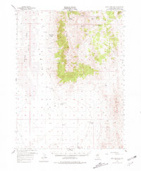 Buck Mountain 1957 topographic map thumbnail