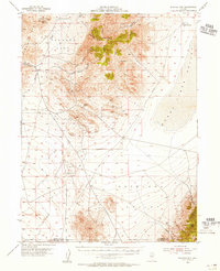Buffalo Mtn 1954 topographic map thumbnail