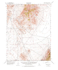 Buffalo Mtn 1954 topographic map thumbnail