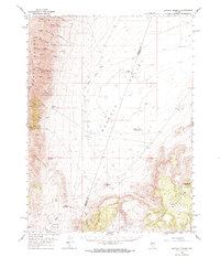 Buffalo Springs 1962 topographic map thumbnail