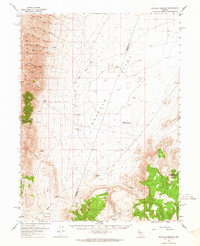 Buffalo Springs 1962 topographic map thumbnail