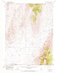 Cain Mountain 1961 topographic map thumbnail