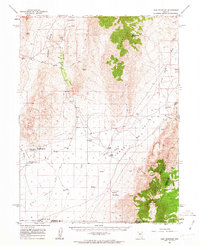 Cain Mountain 1961 topographic map thumbnail
