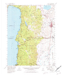 Carson City 1956 topographic map thumbnail