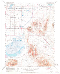 Carson Lake 1951 topographic map thumbnail