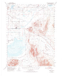 Carson Lake 1951 topographic map thumbnail
