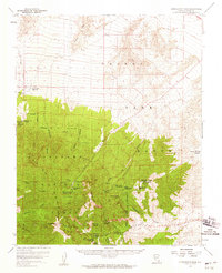 Charleston Peak 1957 topographic map thumbnail