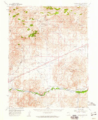 Churchill Butte 1957 topographic map thumbnail