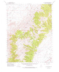 Clan Alpine Ranch 1966 topographic map thumbnail