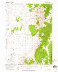 Cold Creek Ranch 1957 topographic map thumbnail