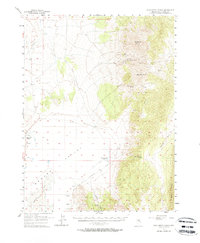 Cold Creek Ranch 1957 topographic map thumbnail