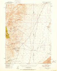 Crescent Valley 1950 topographic map thumbnail