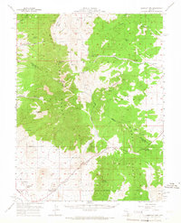 Currant Mtn 1957 topographic map thumbnail
