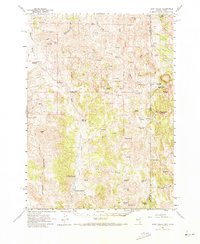 Dairy Valley 1961 topographic map thumbnail