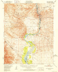Davis Dam topographic map thumbnail