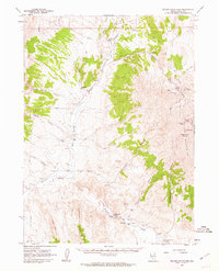 Delano Mountains topographic map thumbnail
