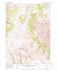 Delano Mountains 1961 topographic map thumbnail