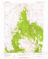 Desert Creek Peak 1956 topographic map thumbnail