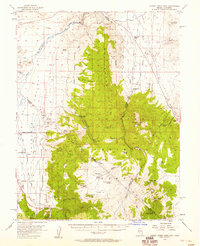 Desert Creek Peak 1956 topographic map thumbnail