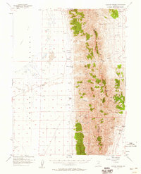 Diamond Springs 1957 topographic map thumbnail
