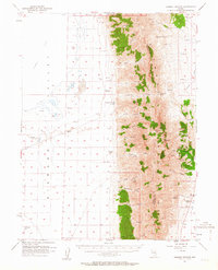 Diamond Springs 1957 topographic map thumbnail