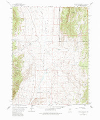 Dianas Punch Bowl 1960 topographic map thumbnail