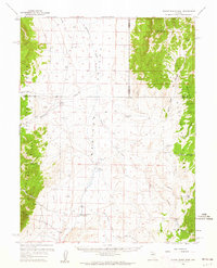 Dianas Punch Bowl 1960 topographic map thumbnail