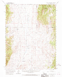 Dianas Punch Bowl 1960 topographic map thumbnail