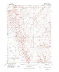 Disaster Peak 1961 topographic map thumbnail