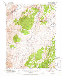 Dixie Flats 1952 topographic map thumbnail