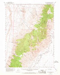Dixie Hot Springs 1966 topographic map thumbnail