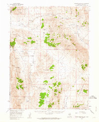 Dogskin Mountain 1957 topographic map thumbnail