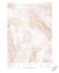 Dogskin Mountain 1957 topographic map thumbnail