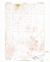 Donna Schee Peak 1966 topographic map preview