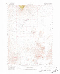 Donna Schee Peak 1966 topographic map thumbnail