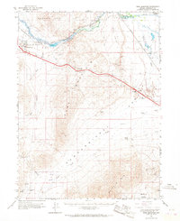 Edna Mountain 1965 topographic map thumbnail