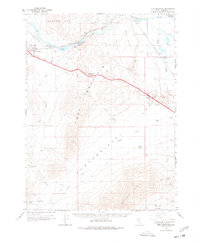 Edna Mountain 1965 topographic map thumbnail
