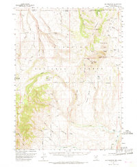 Elk Mountain 1957 topographic map thumbnail