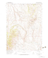 Elk Mountain 1957 topographic map thumbnail