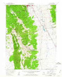 Ely 1958 topographic map preview