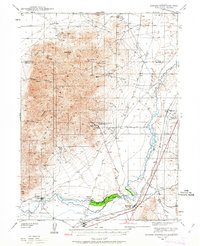 Eugene Mountains Area 1939 topographic map thumbnail