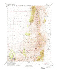 Eureka 1953 topographic map preview