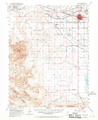 Fallon 1951 topographic map preview