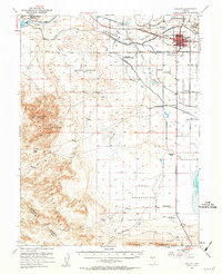Fallon 1951 topographic map preview