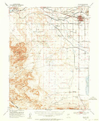 Fallon 1951 topographic map preview