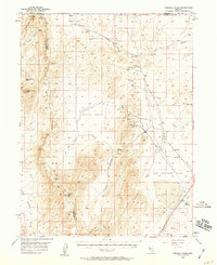 Fireball Ridge 1957 topographic map thumbnail