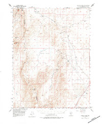 Fireball Ridge 1967 topographic map thumbnail